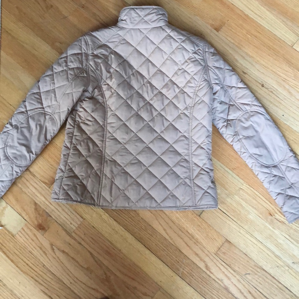 Ralph Lauren Tan Quilted Jacket with Gold Details - Picture 3 of 6